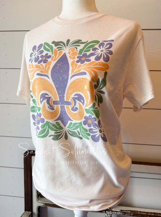 Mardi Gras Floral Boho