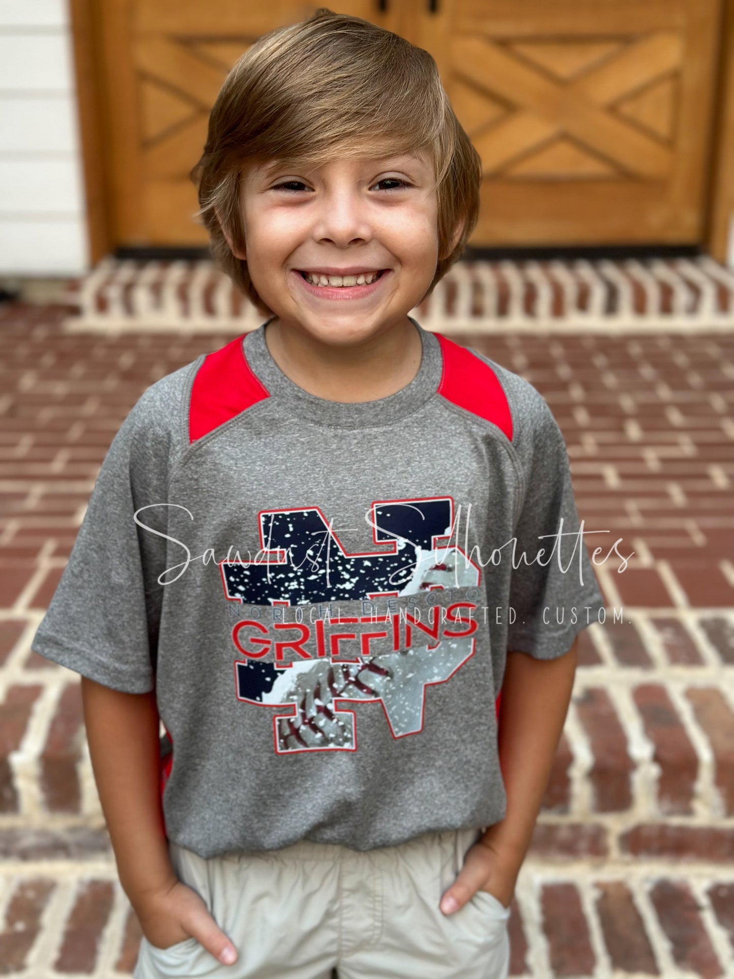 North Desoto Sports Logos Adult Performance Tee