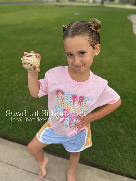 Girls And Ladie’s Ice Cream Shorts- Ready to ship/pick up