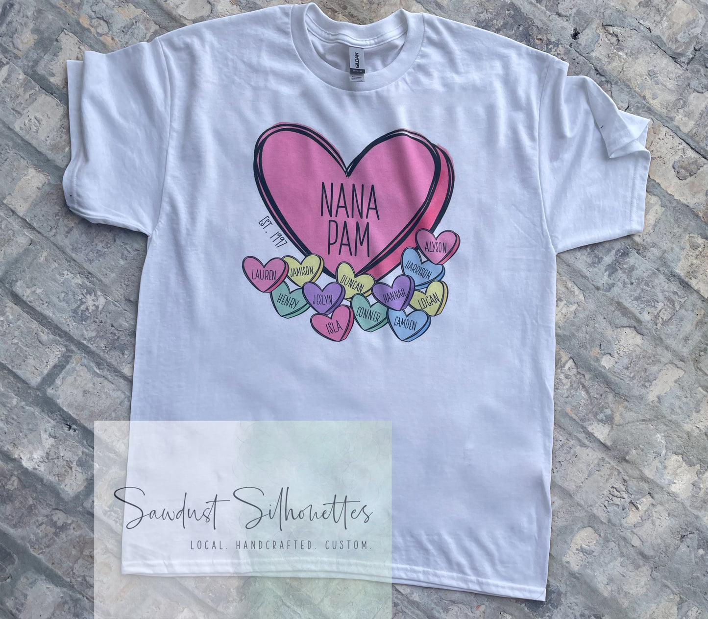Valentines Convo Hearts Tee or Sweatshirt
