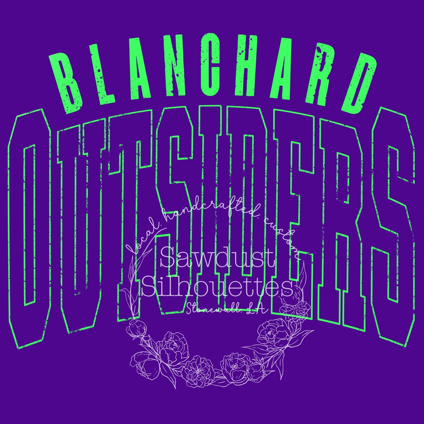 Blanchard Outsiders Varsity Arch