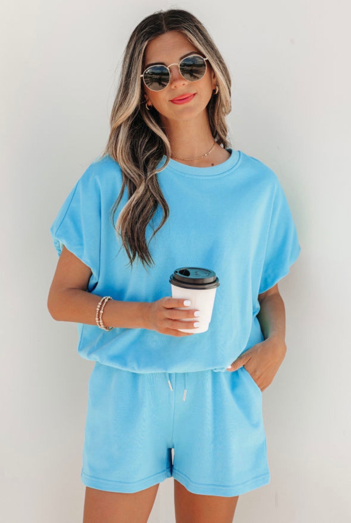 PREORDER 5/31- Ladies Short Sets- Puffy Sleeve