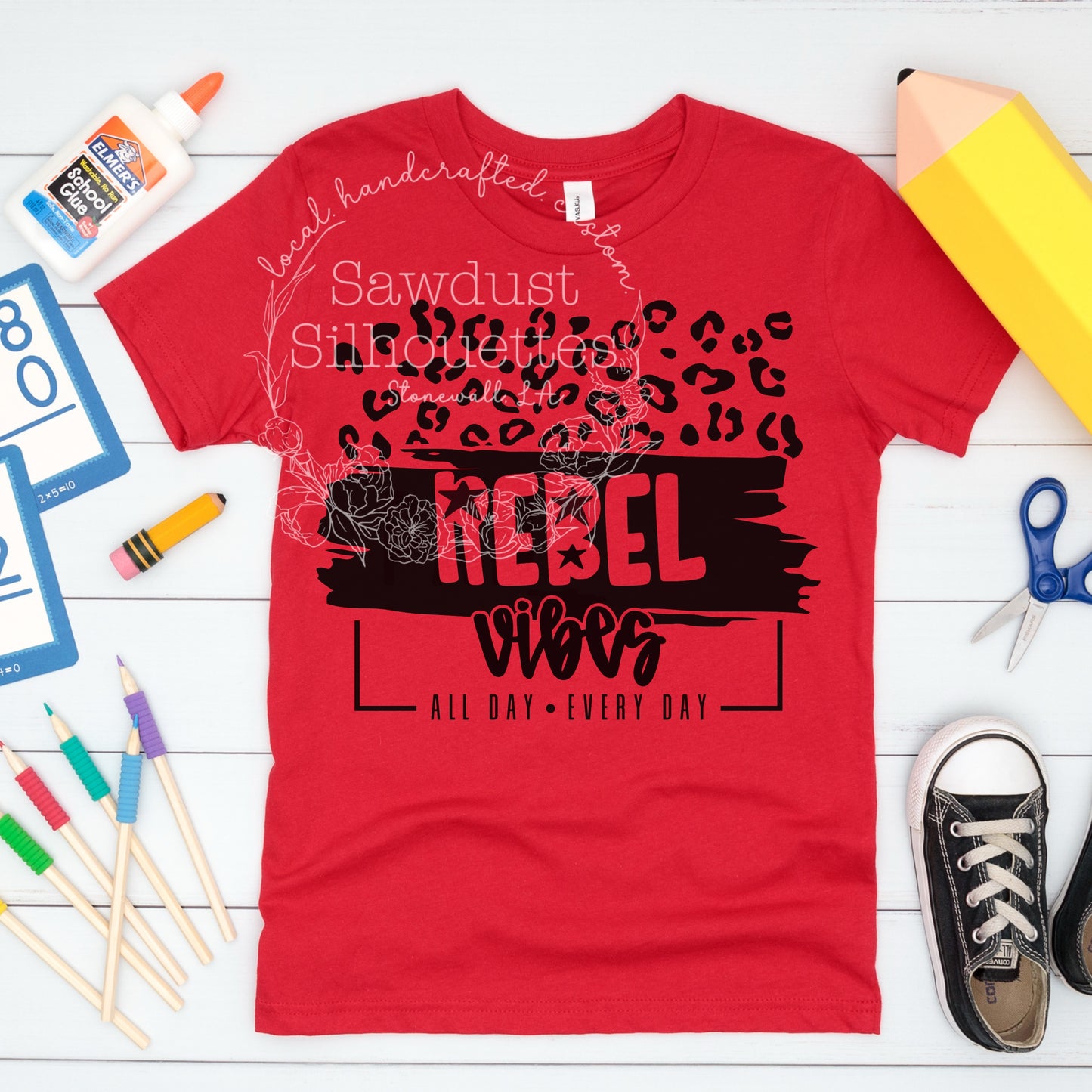 School Mascot Leopard Vibes Sweatshirt
