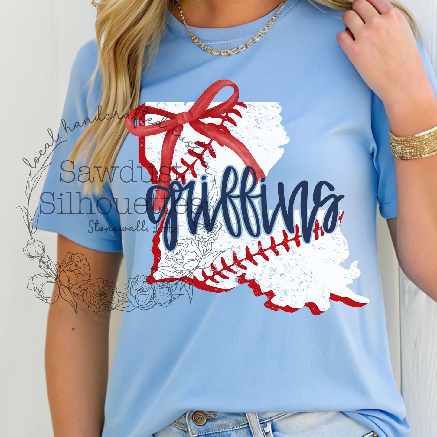 Griffins LA Baseball with Bow