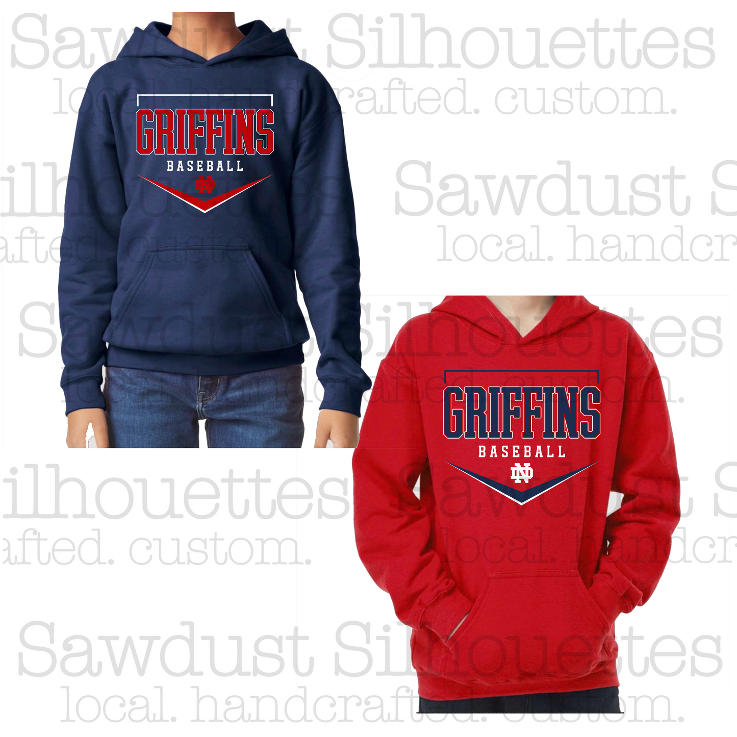 Little Griffins Baseball Hoodie