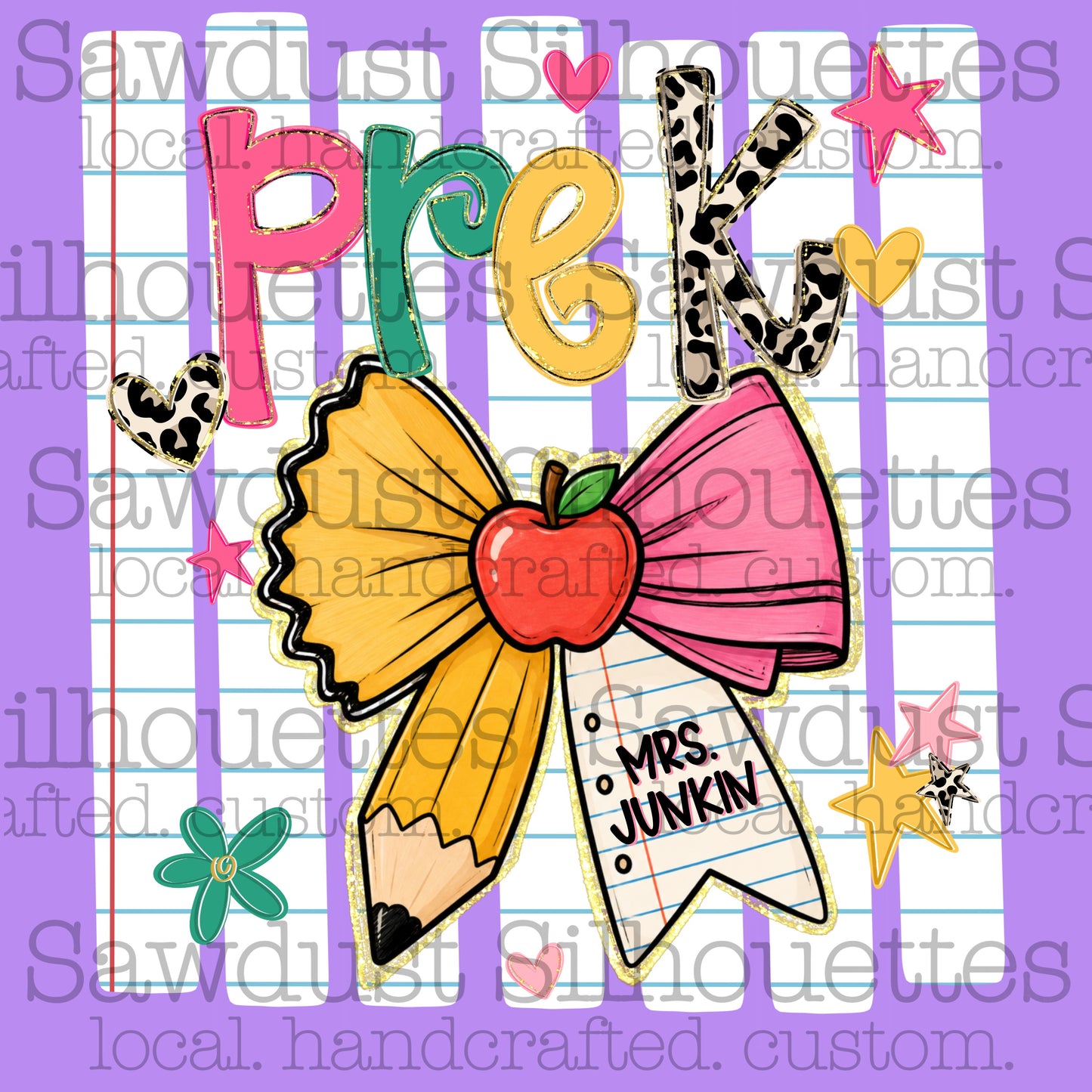 PreK Pencil Bow