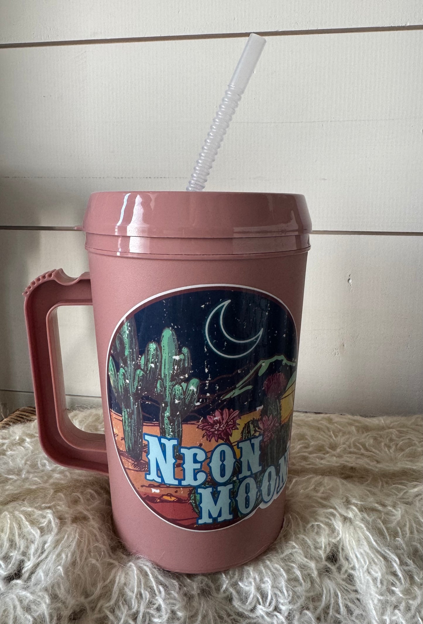 34 oz Mega Mug- Neon Lights