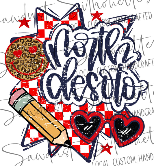 Retro North Desoto Tee or Sweatshirt