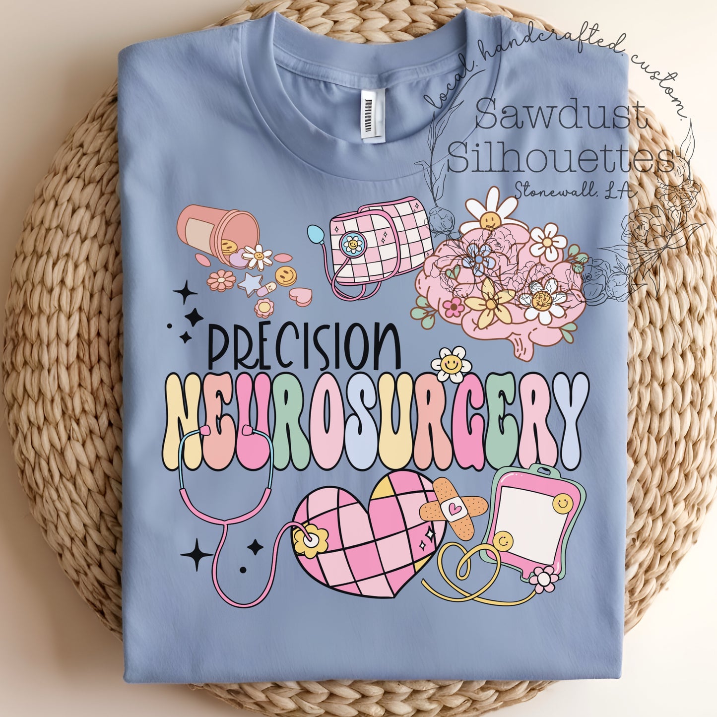 Precision NS Crew Doodle Letter