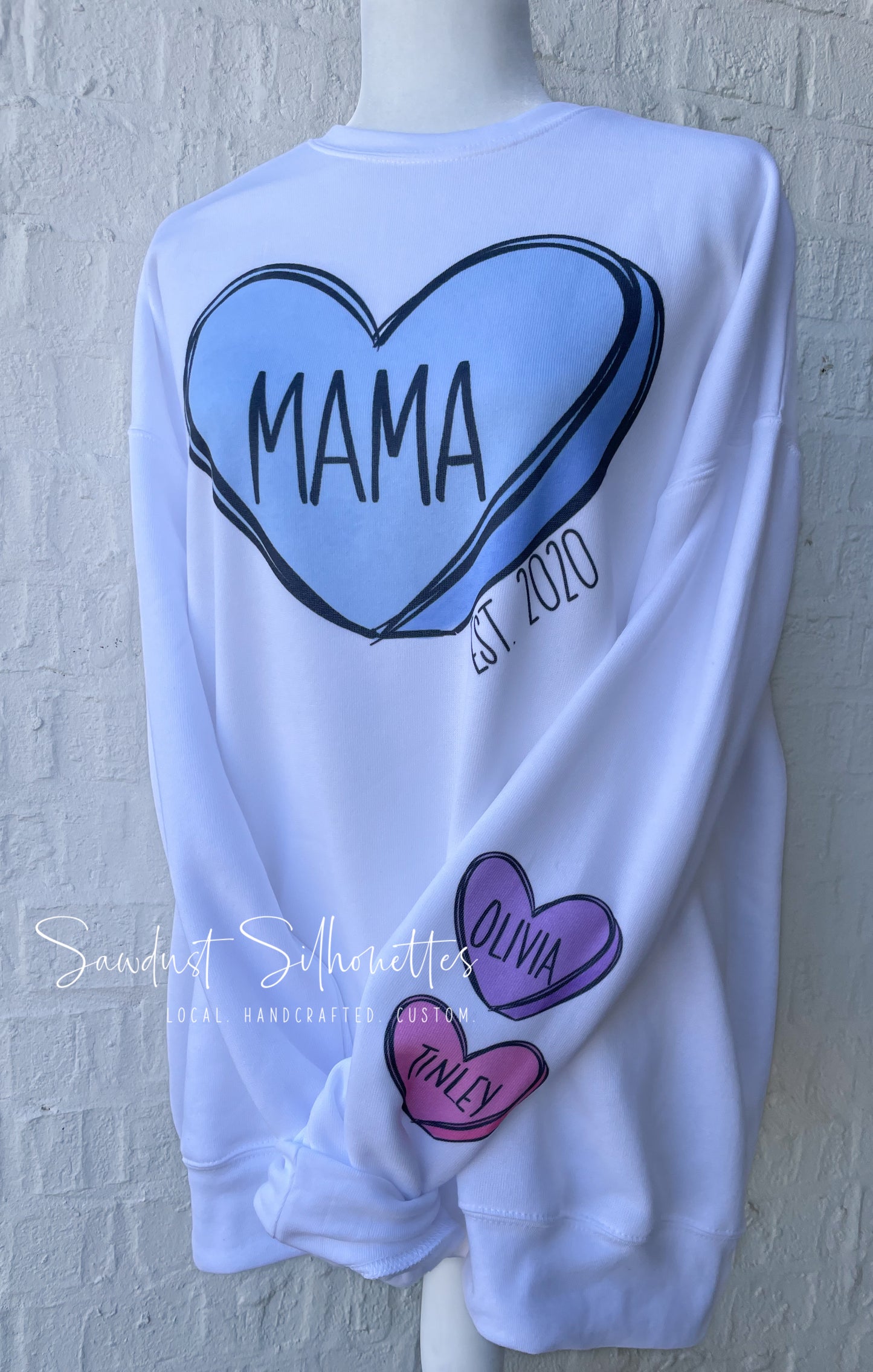 Valentines Convo Hearts Tee or Sweatshirt