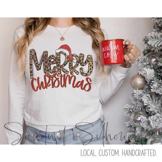 LEOPARD MERRY CHRISTMAS