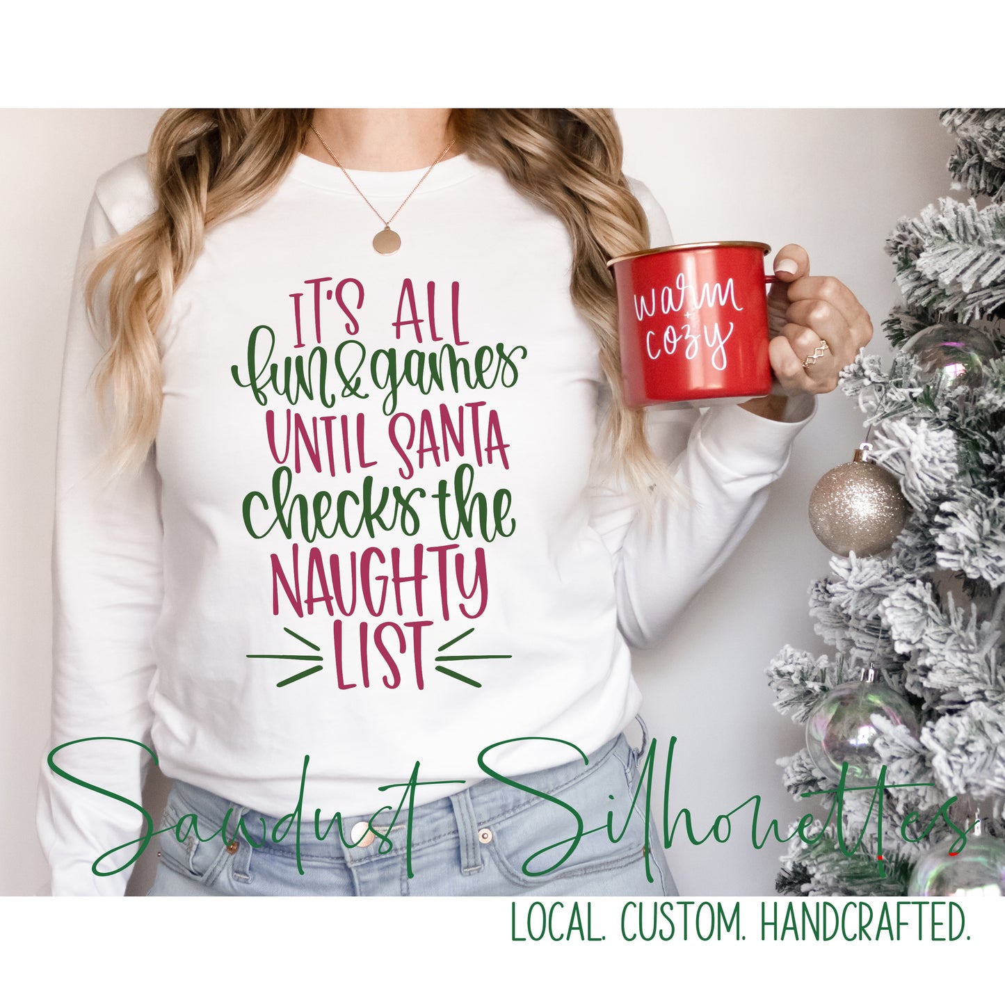 Christmas Cursive Tees