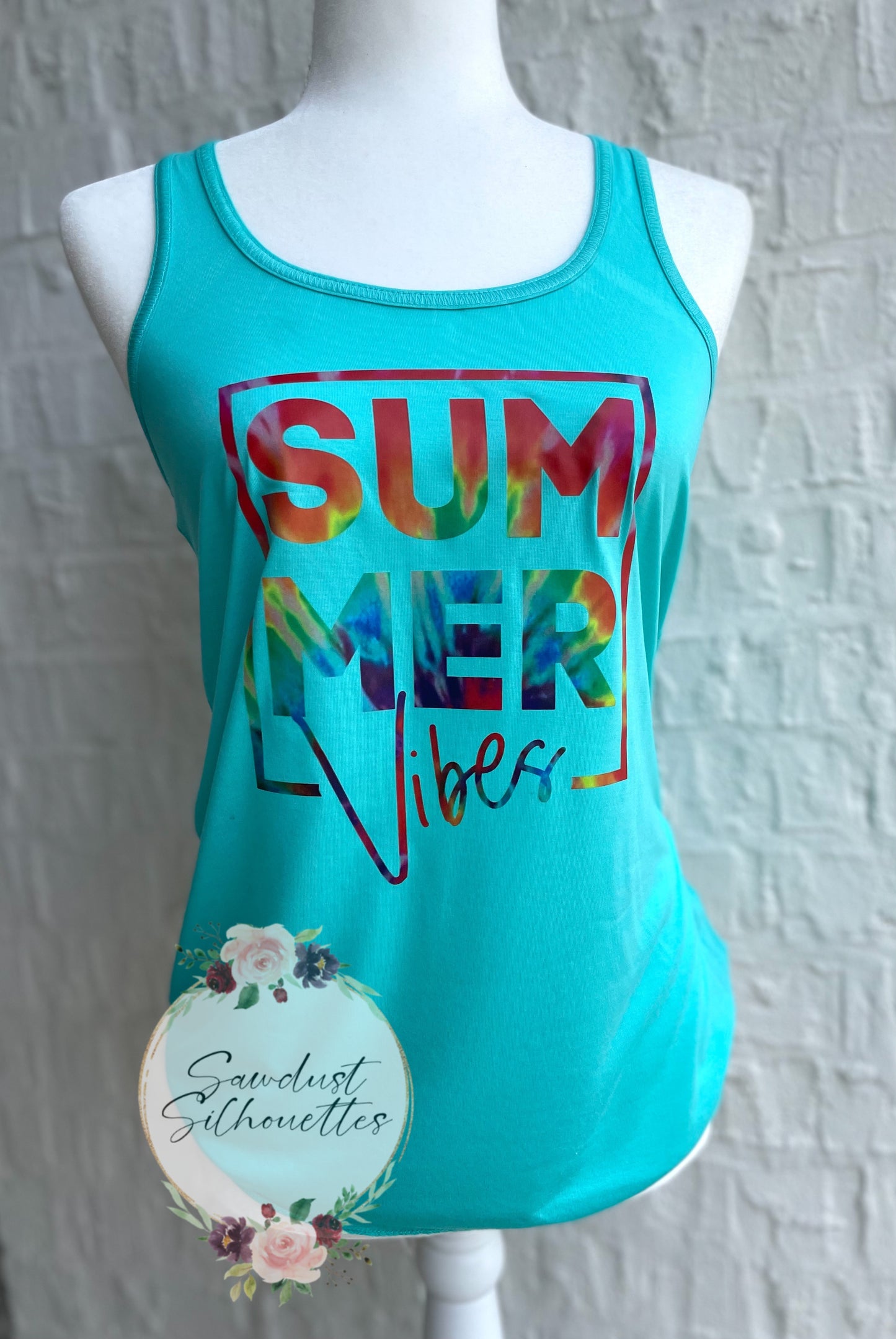 Summer Vibes Racerback Tank