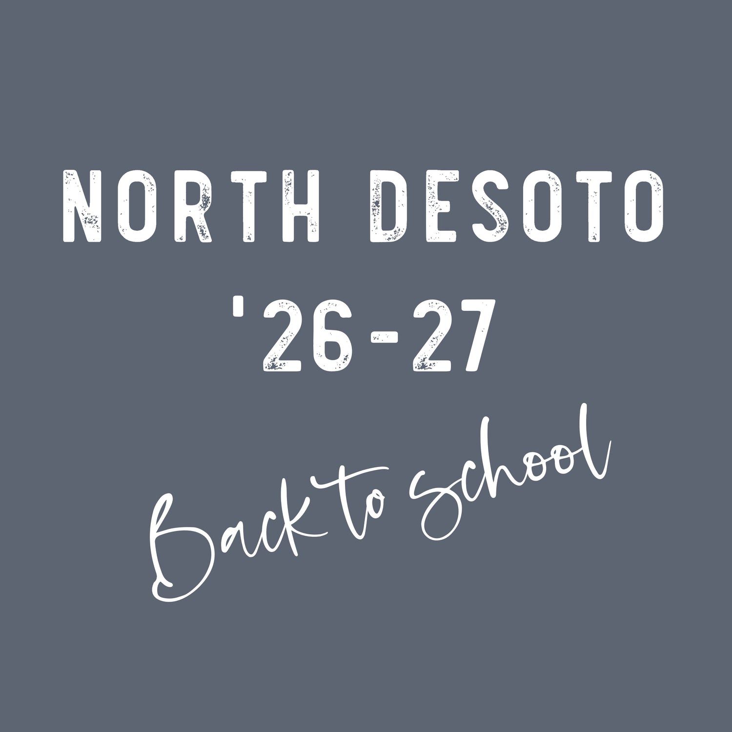 BACK TO SCHOOL 26-27