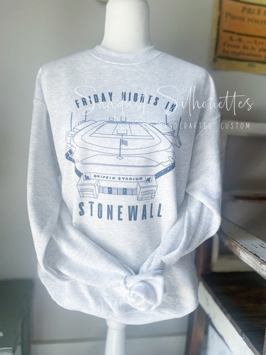 FRIDAY NIGHTS IN STONEWALL ADULT SWEATSHIRTS