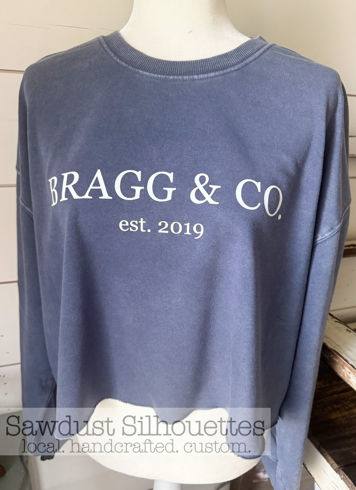 Cropped Acid Wash Sweatshirts- Sunday Stash