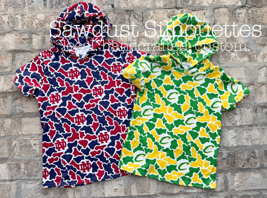 PREORDER- Calvary Camo Hooded Short Sleeve Drifit
