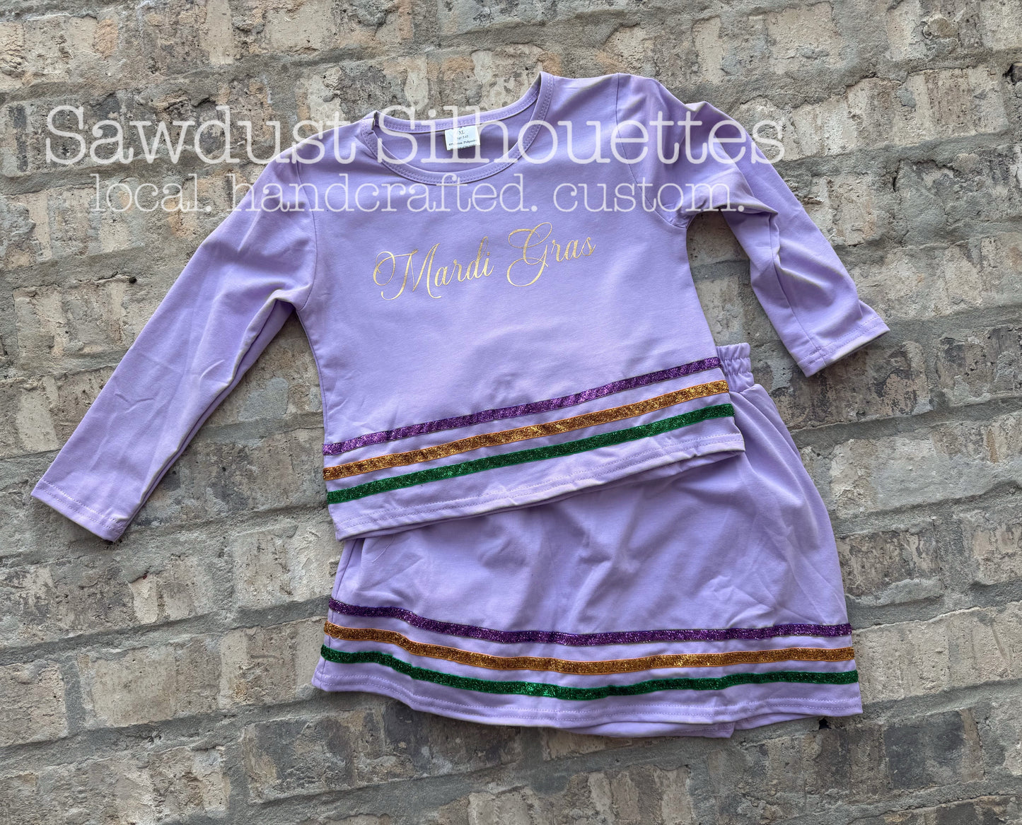 ON HAND-Girls Mardi Gras Set