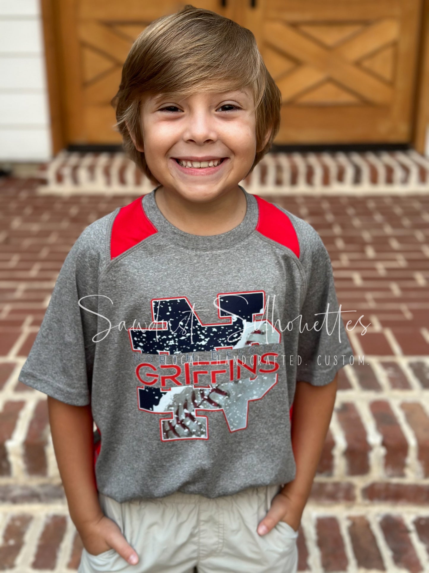 North Desoto Sports Logos Youth Performance Tee