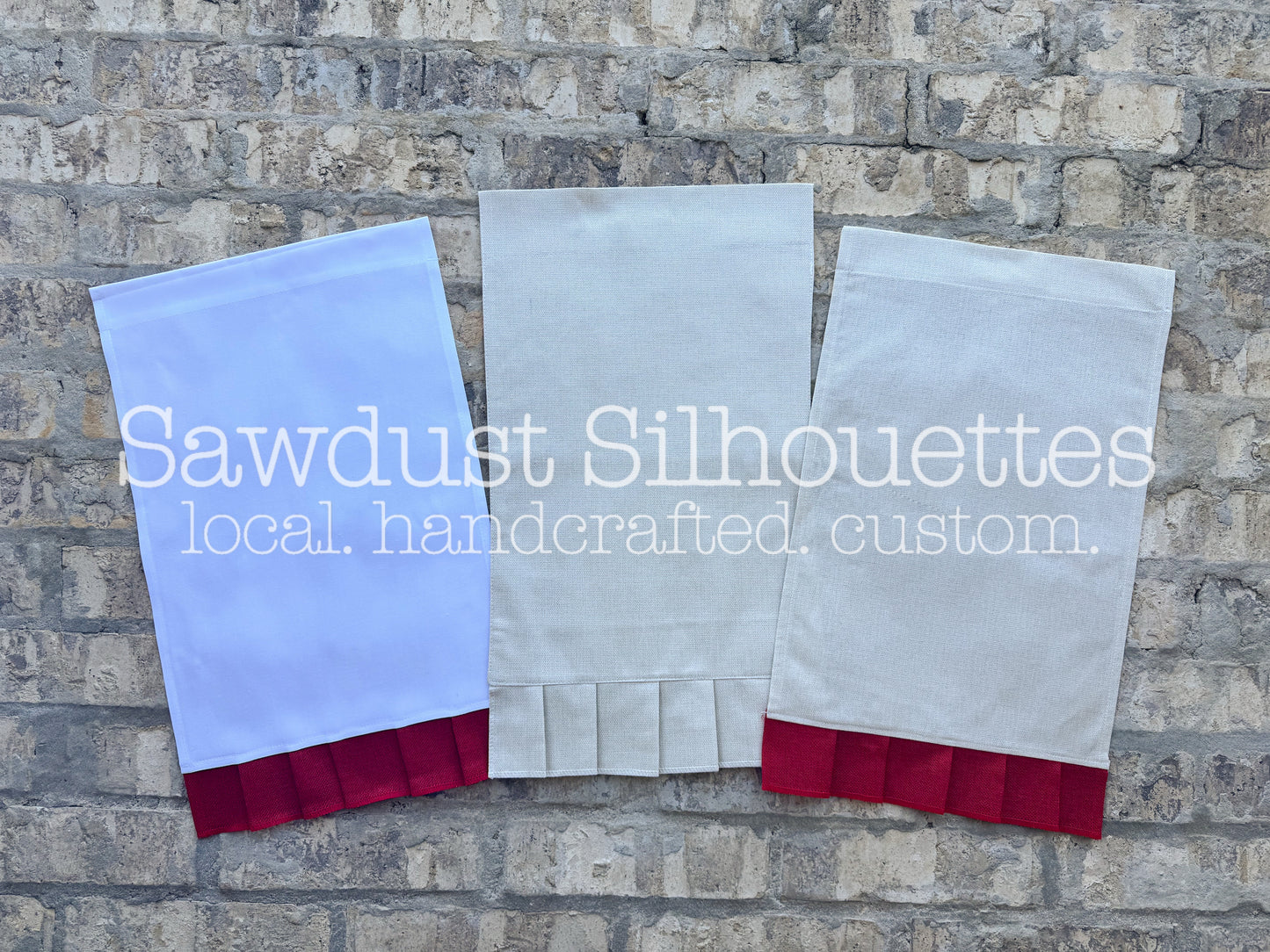 Ruffle Christmas Garden Flag