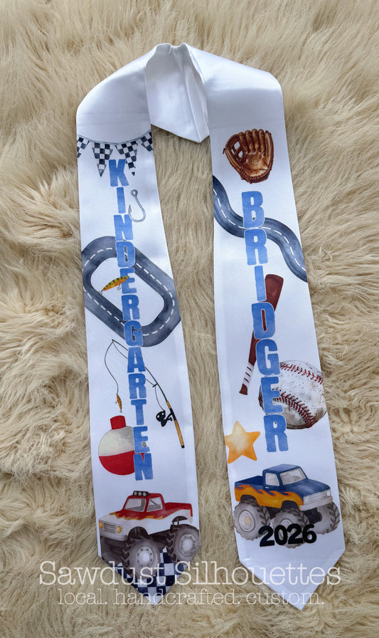 Kindergarten Graduation Stole - CUSTOM Requests