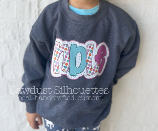 Sweet Pumpkin Spice Lettering Crewneck