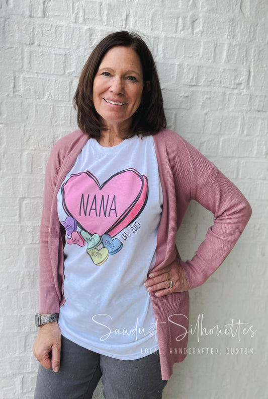 Valentines Convo Hearts Tee or Sweatshirt