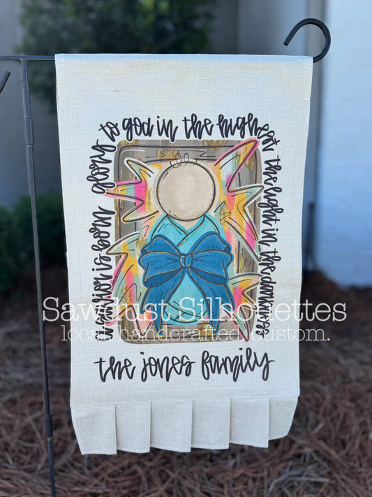 Ruffle Christmas Garden Flag