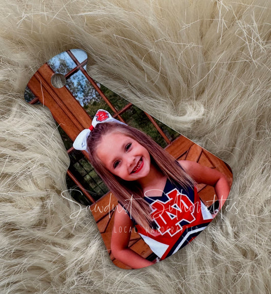 Cheerleader Megaphone Bag Tags