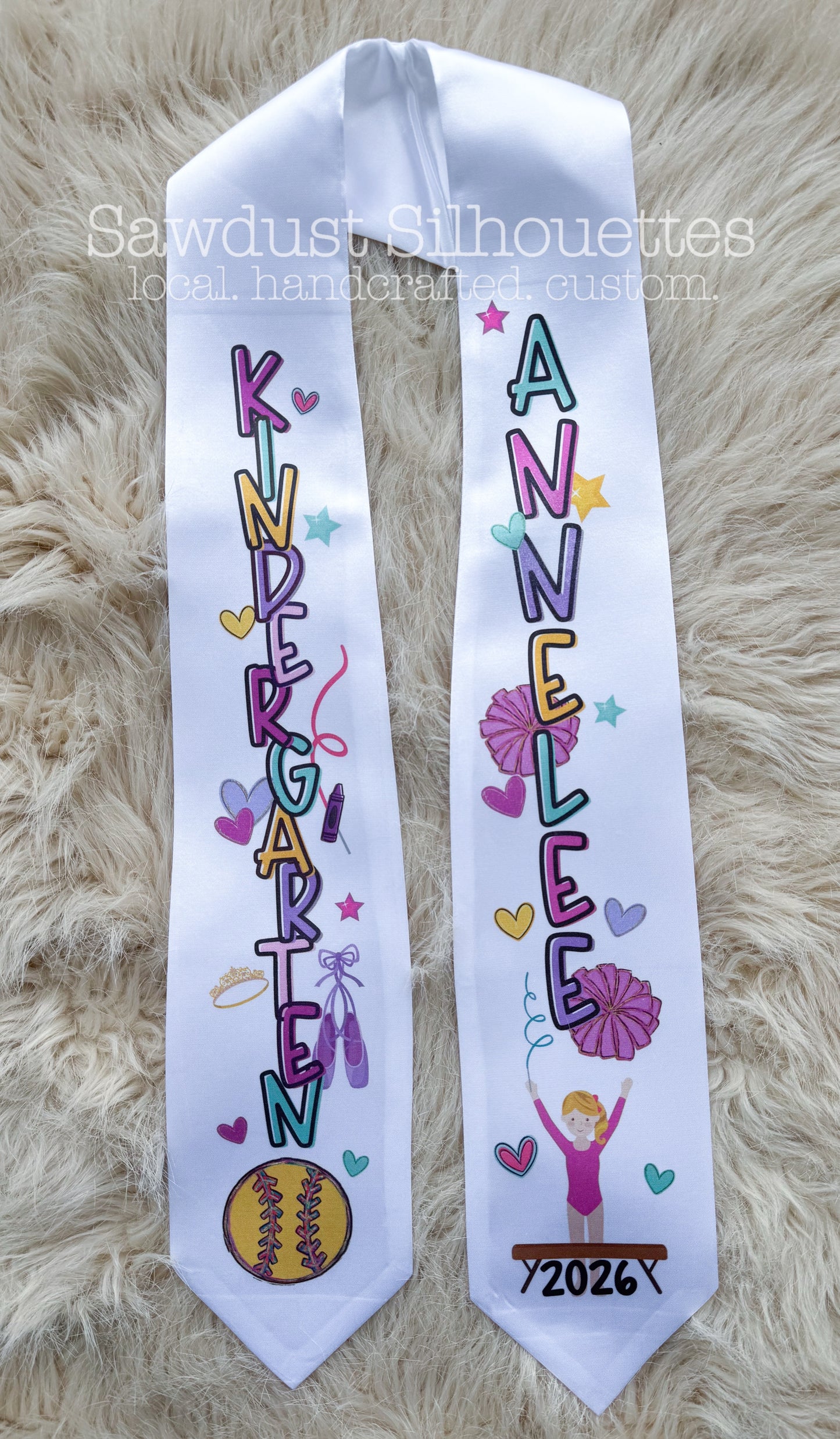 Kindergarten Graduation Stole - CUSTOM Requests