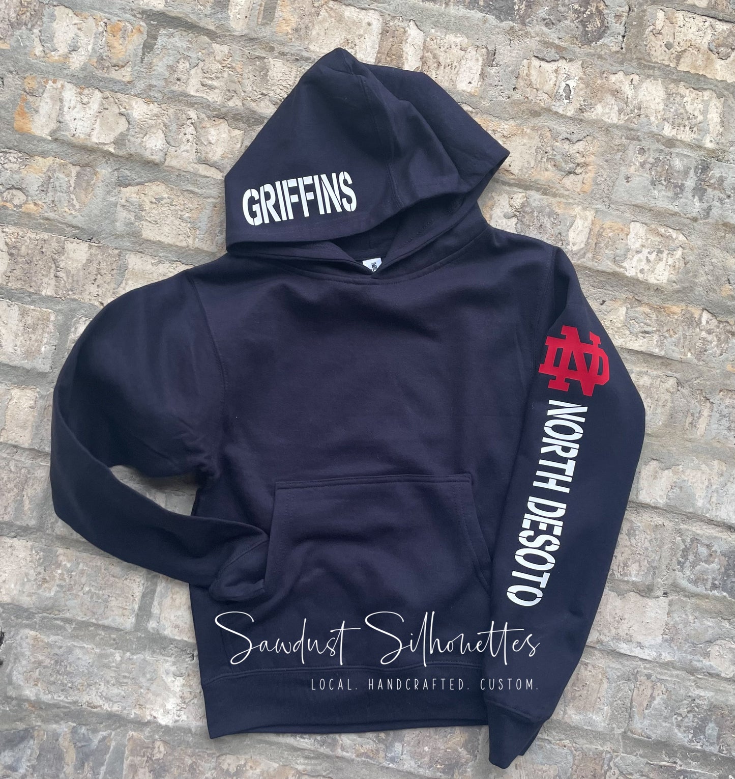 ADULT HOODIE ND GRIFFINS SLEEVE & HOOD