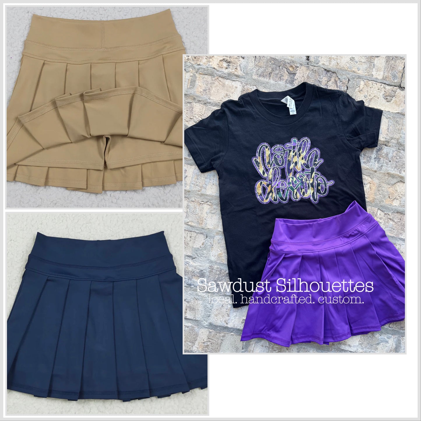 Girls School Athletic Skorts