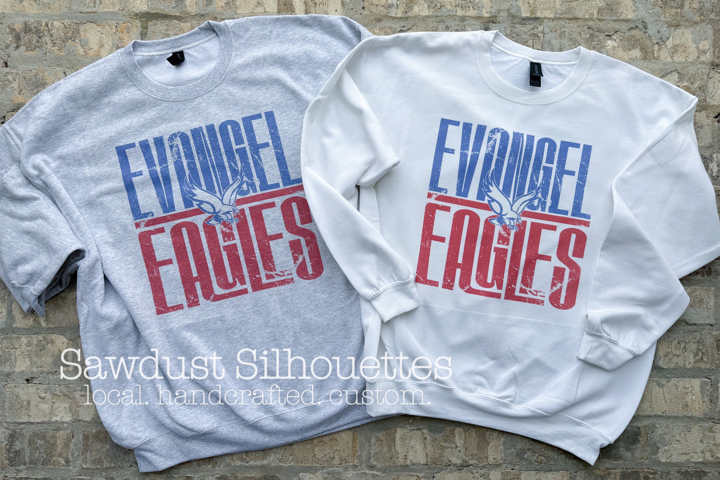 Vintage Spirit Crewneck or Tee- Choose Your School