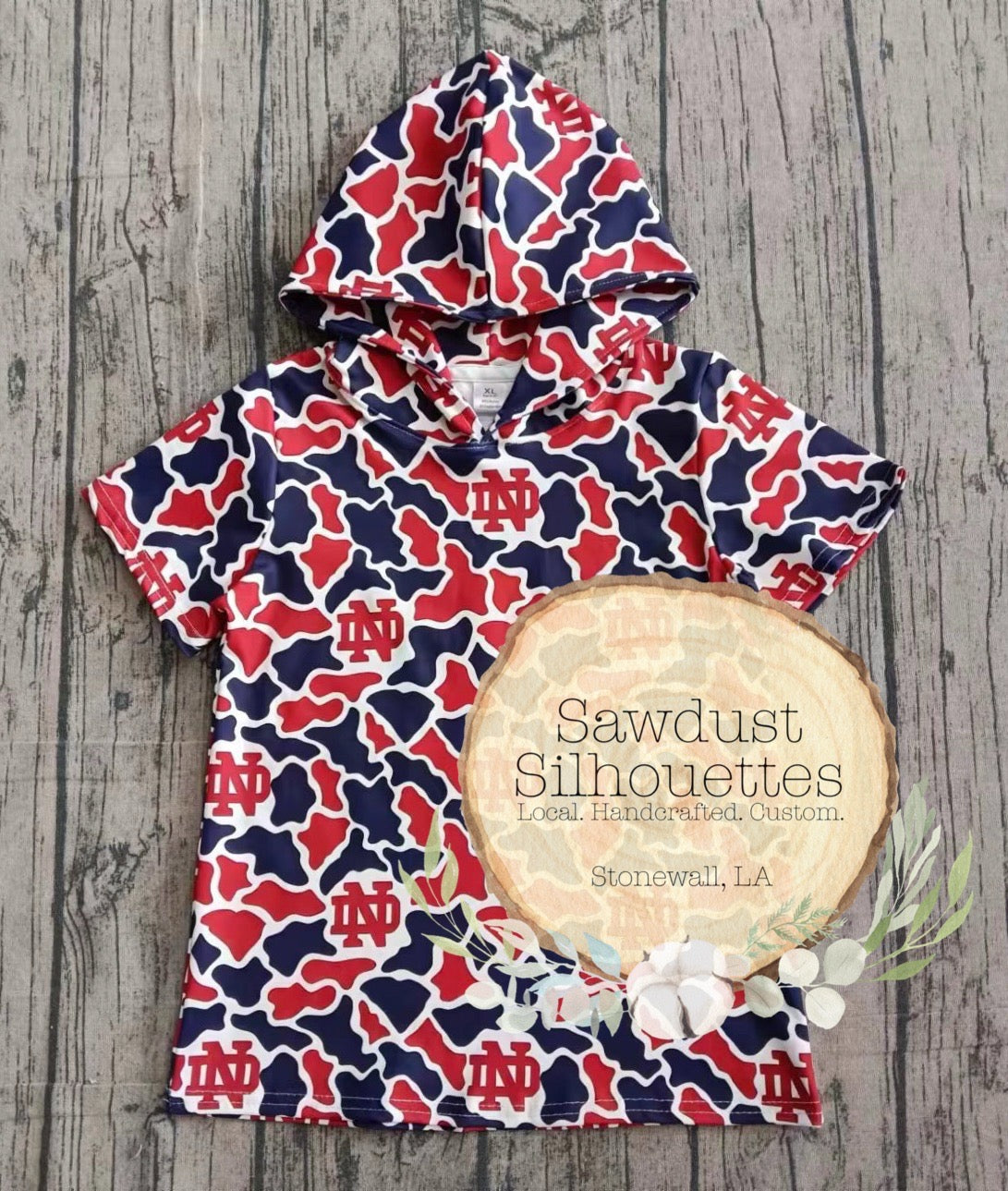 PREORDER- Calvary Camo Hooded Short Sleeve Drifit