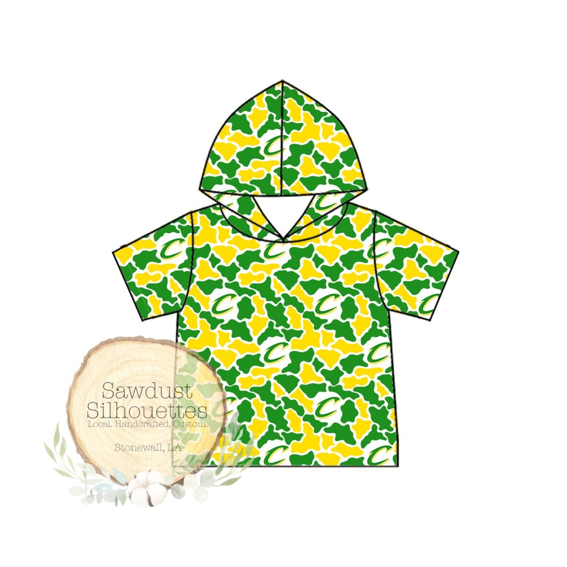 PREORDER- Calvary Camo Hooded Short Sleeve Drifit