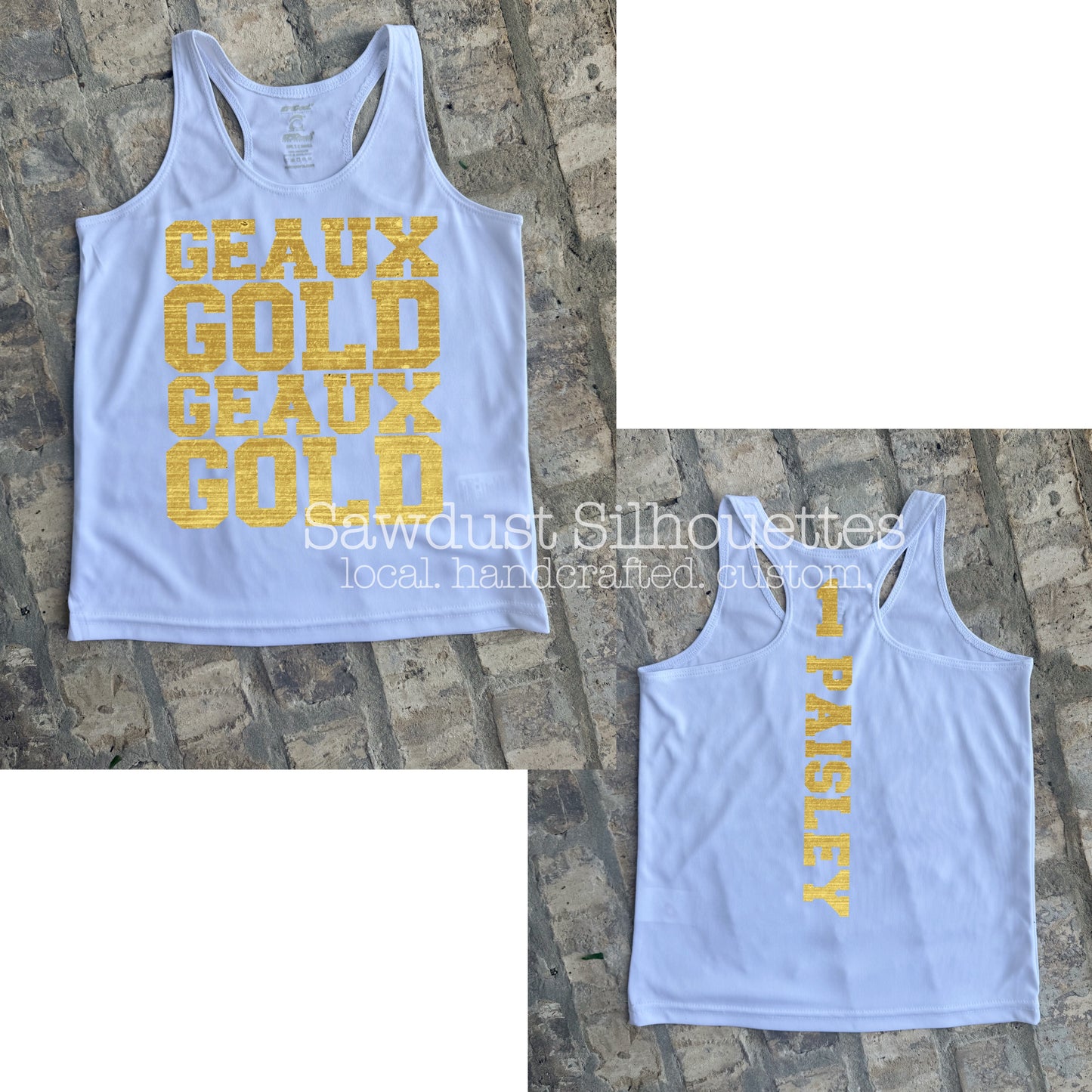 Geaux Gold Tank