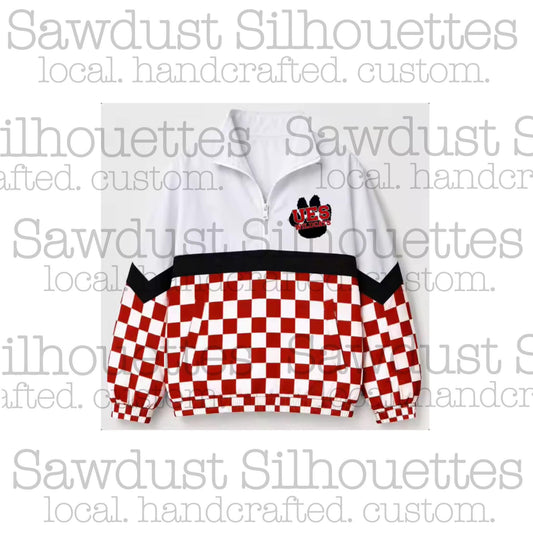 University Checkered Windbreaker- Preorder 2