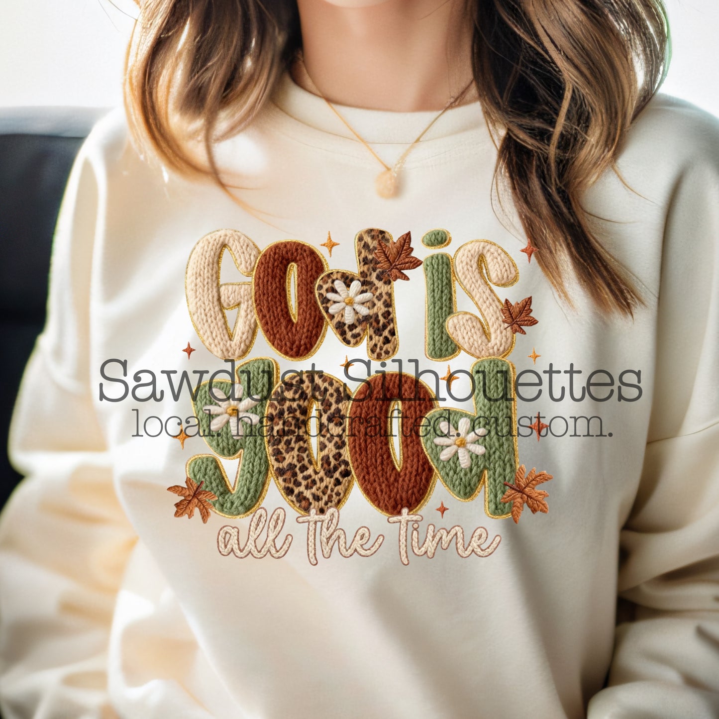 God is Good-  Faux Latch & Hook Yarn