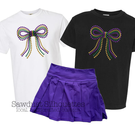 Mardi Gras Beads Tee