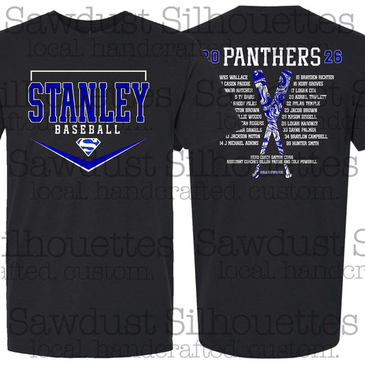 Stanley Baseball ‘26- Roster Tee