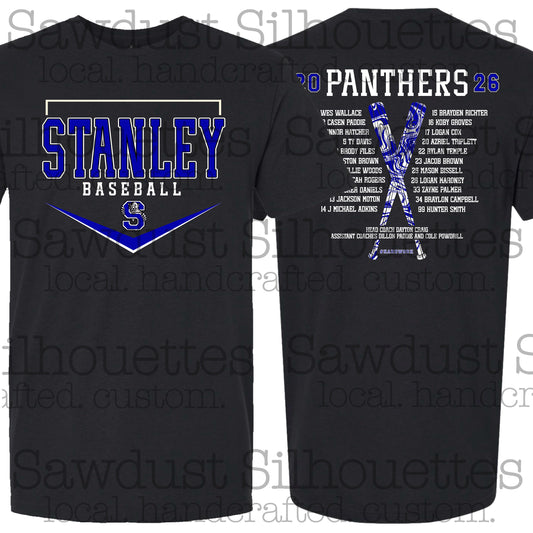 Stanley Baseball ‘26- Roster Tee