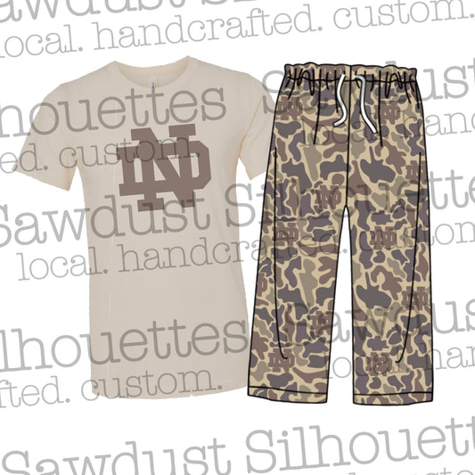 PREORDER North Desoto CAMO Pajamas