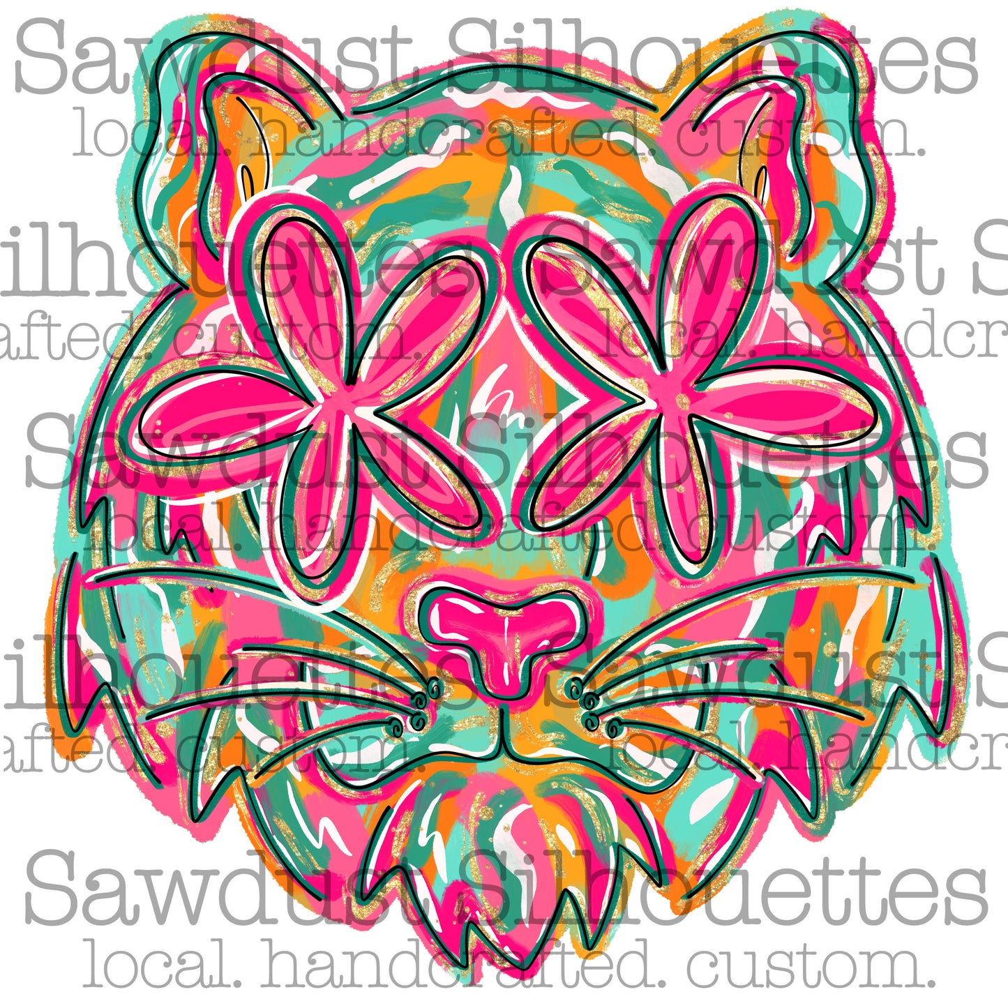 Flower Power Mascot-Tee