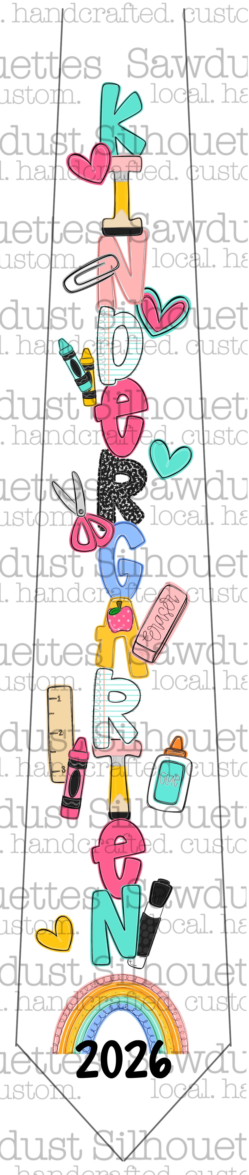 Kindergarten Graduation Stole