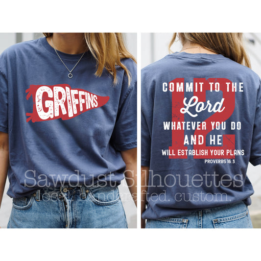 Proverbs 16:3 Pennant- North Desoto
