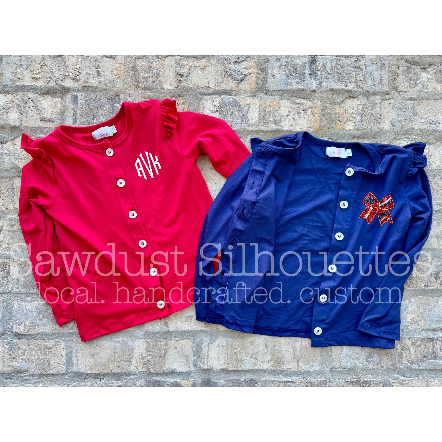 B2S Preorder- Little Girls School Ruffle Cardigan