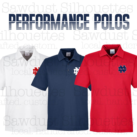 Unisex/Boys/Mens Performance Polos