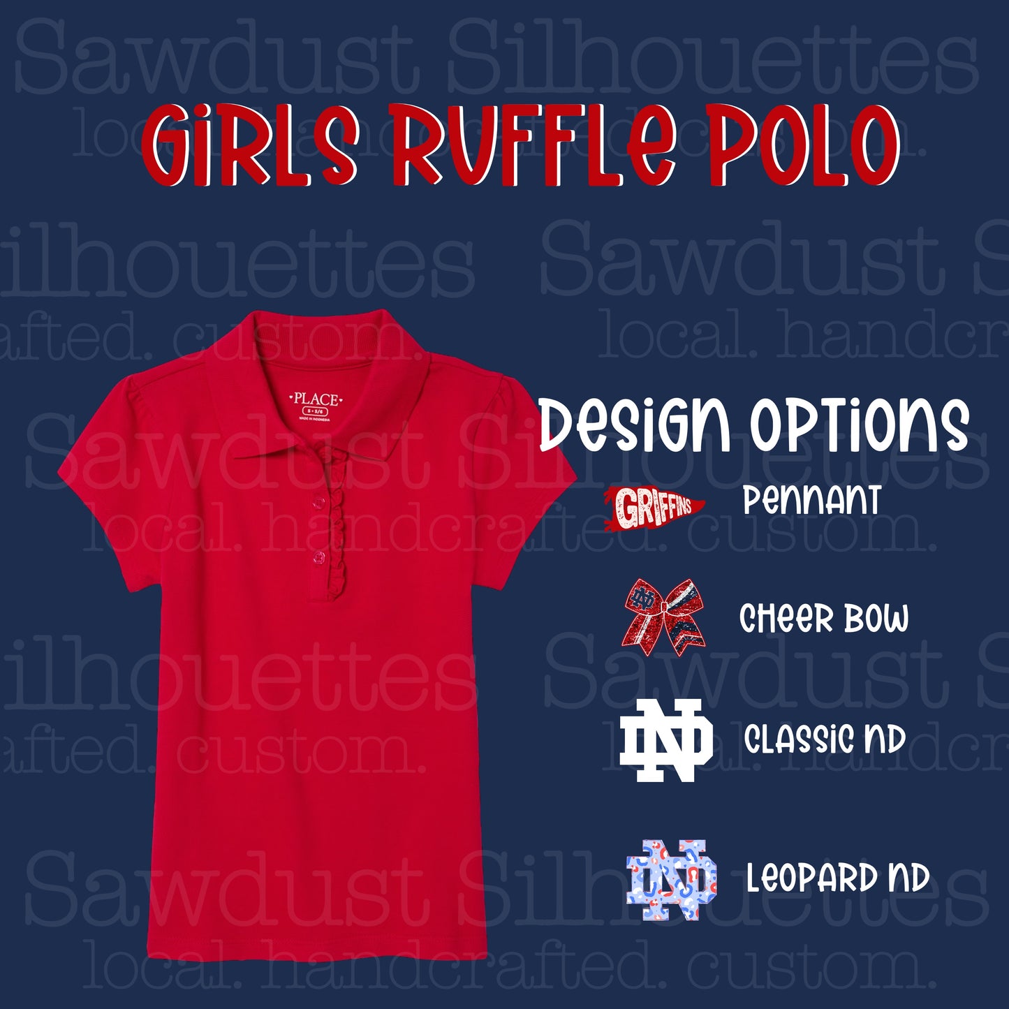 B2S Preorder- Ruffle Polo - Girls