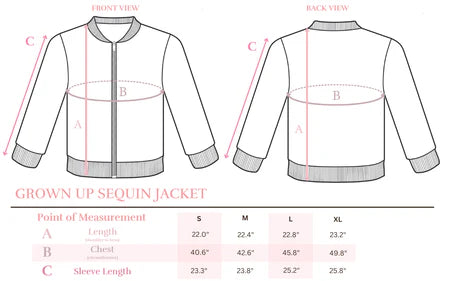 B2S Red Sequin Jacket- PREORDER