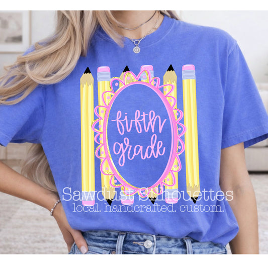 Pencil Coquette Grade Tee